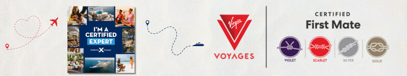 Cruise expert Certified expert with Celebrity Cruises, Virgin Voyages, Norwegian, Ama Waterways